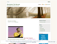 Tablet Screenshot of journeyislam.wordpress.com
