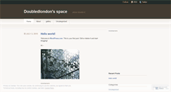 Desktop Screenshot of doubledlondon.wordpress.com
