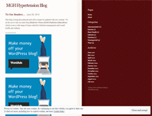 Tablet Screenshot of mghhypertension.wordpress.com