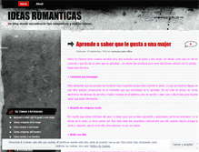 Tablet Screenshot of ideasromanticas.wordpress.com