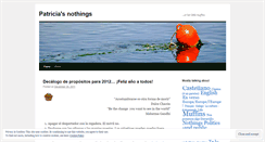 Desktop Screenshot of patriciasnothings.wordpress.com