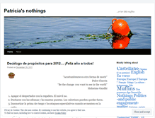 Tablet Screenshot of patriciasnothings.wordpress.com
