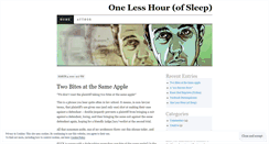 Desktop Screenshot of onelesshour.wordpress.com