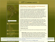 Tablet Screenshot of lppcommunity.wordpress.com