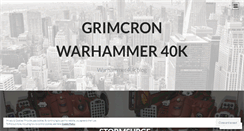 Desktop Screenshot of grimcron.wordpress.com