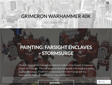 Tablet Screenshot of grimcron.wordpress.com