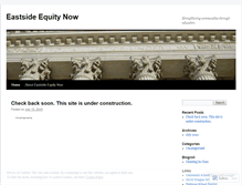 Tablet Screenshot of eastsideequitycoalition.wordpress.com