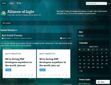Tablet Screenshot of aolguild.wordpress.com