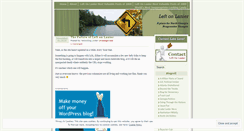 Desktop Screenshot of leftonlanier.wordpress.com