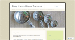 Desktop Screenshot of busyhandshappytummies.wordpress.com