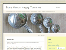 Tablet Screenshot of busyhandshappytummies.wordpress.com
