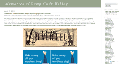 Desktop Screenshot of campcodydeming.wordpress.com
