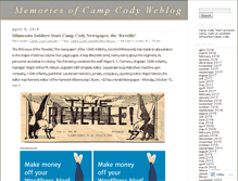 Tablet Screenshot of campcodydeming.wordpress.com