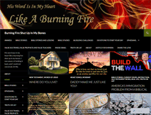 Tablet Screenshot of burningfireshutinmybones.wordpress.com