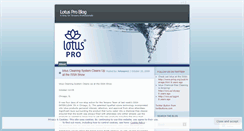 Desktop Screenshot of lotusprohome.wordpress.com