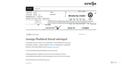 Desktop Screenshot of ccwlja.wordpress.com