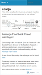 Mobile Screenshot of ccwlja.wordpress.com
