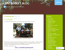 Tablet Screenshot of contadina.wordpress.com