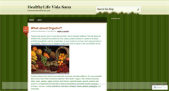 Desktop Screenshot of healthylifevidasana.wordpress.com