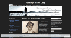 Desktop Screenshot of footstepsinthedeep.wordpress.com