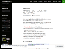 Tablet Screenshot of marketpulsesnp.wordpress.com
