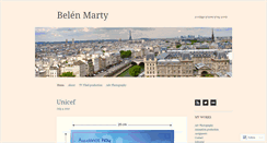 Desktop Screenshot of belenmarty.wordpress.com