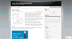 Desktop Screenshot of bwaseso.wordpress.com