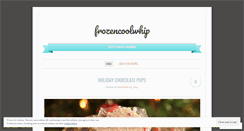 Desktop Screenshot of frozencoolwhip.wordpress.com