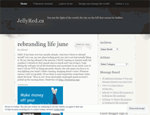 Tablet Screenshot of jellyred.wordpress.com