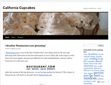Tablet Screenshot of californiacupcakes.wordpress.com