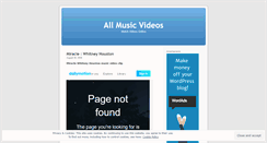 Desktop Screenshot of musicvideocom.wordpress.com