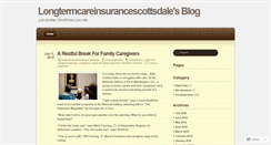 Desktop Screenshot of longtermcareinsurancescottsdale.wordpress.com