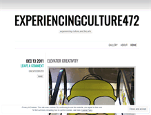 Tablet Screenshot of experiencecafka.wordpress.com
