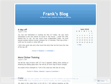Tablet Screenshot of frankpinkston.wordpress.com