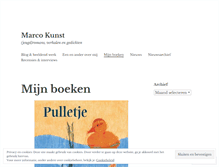 Tablet Screenshot of marcokunst.wordpress.com