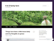 Tablet Screenshot of kanddfamilyfarm.wordpress.com