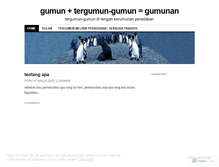 Tablet Screenshot of gumunan.wordpress.com