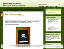 Tablet Screenshot of greenschooltales.wordpress.com