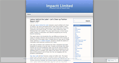 Desktop Screenshot of impactt.wordpress.com