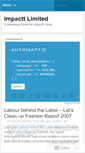 Mobile Screenshot of impactt.wordpress.com