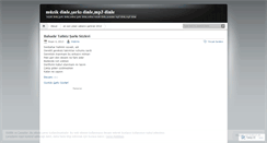 Desktop Screenshot of hitdinle.wordpress.com