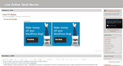 Desktop Screenshot of onlinetamilmovie.wordpress.com