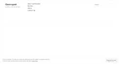 Desktop Screenshot of gastrogeek.wordpress.com