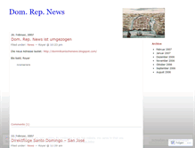 Tablet Screenshot of domrepnews.wordpress.com