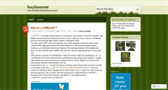 Desktop Screenshot of buylamour.wordpress.com