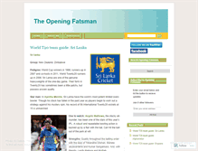 Tablet Screenshot of openingfatsman.wordpress.com