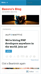 Mobile Screenshot of beeoru.wordpress.com