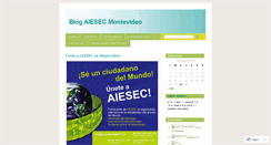 Desktop Screenshot of aiesecomontevideo.wordpress.com
