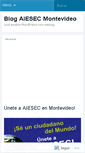 Mobile Screenshot of aiesecomontevideo.wordpress.com