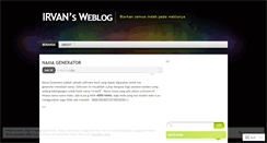 Desktop Screenshot of irfanmuh.wordpress.com
